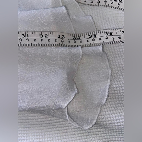 Women’s Simply Couture white boho knit sweater vest with Tunic lining sz medium - Picture 7 of 11